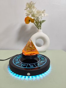 แท่นโชว์สัญลักษณ์รูปดาวพร้อมไฟหลากสีแบบลอยแม่เหล็ก HCNT หมุนได้ 360 องศา รองรับน้ำหนัก 300-350 กรัม - Product Image 4