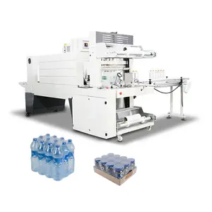 Waterflessen Volautomatische Web Sealer Met Krimpfolie Machine