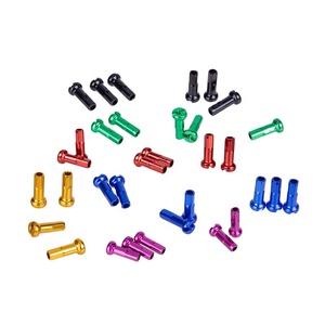 Cache-rayons en alliage d'aluminium pour vélo de route Vélo de montagne E-Bike Colorful Bicycle Wheel Spoke cover Spoke Nipples for Bike Spokes - Product Image 1