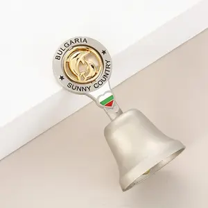 保加利亚旅游纪念品金属晚宴钟为收藏纪念品