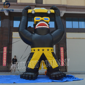 Ballon gonflable géant <span class=keywords><strong>de</strong></span> dessin animé <span class=keywords><strong>de</strong></span> <span class=keywords><strong>gorille</strong></span> <span class=keywords><strong>de</strong></span> 25 <span class=keywords><strong>pieds</strong></span> <span class=keywords><strong>de</strong></span> haut pour la publicité <span class=keywords><strong>de</strong></span> voiture - Product Image 5