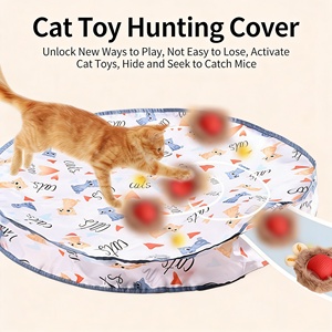 Mainan Jaring Berburu Interaktif Otomatis Bola Gravitasi Bestseller untuk Kucing Anjing Tikus, Permainan Penangkap Cepat Berputar, Warna Dapat Disesuaikan - Product Image 4