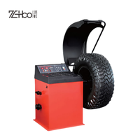 Équilibreuse et aligneur de roues de voiture portable ultra-mince ZeHoo avec écran numérique et capacité de 75 kg pour la réparation automobile
