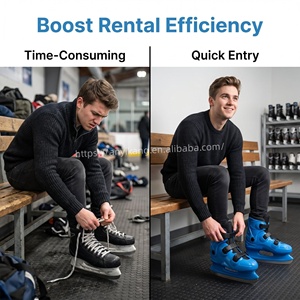 <span class=keywords><strong>Patines</strong></span> de <span class=keywords><strong>hielo</strong></span> para alquiler en pista de <span class=keywords><strong>hielo</strong></span>, con carcasa rígida y duradera, en stock. - Product Image 3