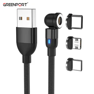 Cheap Price Magnetic Charging Cable 3A Fast Charge 3 in 1 USB Charger Data Cable For Mobile Phones