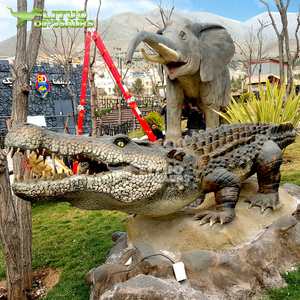 Exhibición de Animales Móviles de Cocodrilo Animatrónico en el <span class=keywords><strong>Parque</strong></span> de la Selva - Product Image 5