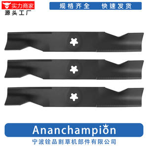 Cuchilla de Repuesto para Cortacésped 8490 A18490-3 Negra para Rotary9907 173920 180054 575938201, Piezas de Repuesto para Cortacésped - Product Image 3