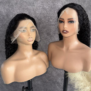 Vente en gros cheveux vierges vietnamiens 13x4 pleine dentelle devant perruques donneur unique hd dentelle frontale perruques de cheveux bouclés birmans - Product Image 3