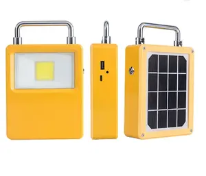 factory price10W20W30W50W smart solar emergency lamps work lights led portable battery outdoor flood camping mobile light