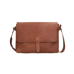 Men's Genuine Leather Simple Lightweight Laptop Briefcase with Shoulder Strap New Design Laptop <b>Bag</b> Genuine Leather <b>Bag</b> - Product Image 1