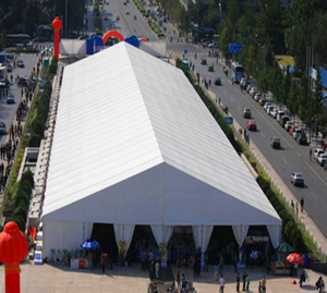 Personnalisé imprimé partie extérieure d'auvent de <span class=keywords><strong>chapiteau</strong></span> de tente de salon commercial - Product Image 4