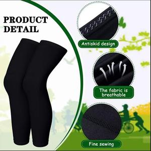 Genouillère à compression avec logo personnalisé <span class=keywords><strong>Bas</strong></span> <span class=keywords><strong>de</strong></span> mollet élastique Soulagement <span class=keywords><strong>de</strong></span> la douleur Manchons <span class=keywords><strong>de</strong></span> jambe <span class=keywords><strong>de</strong></span> basket-ball - Product Image 6