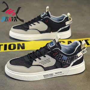Nuevas Zapatillas Deportivas de Hombre con Caña Alta, Blancas, Estilo Estudiantil, para Deportes de Invierno, Ocio, Versátiles, Modernas, con Plantilla de Malla - Product Image 4