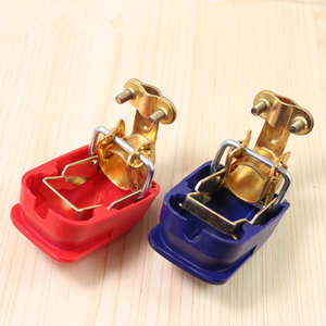 2 pièces/paire bornes de batterie universelles 12V à dégagement rapide <span class=keywords><strong>pinces</strong></span> en cuivre pour voitures caravanes accessoires de style de voiture utilisation automobile - Product Image 5