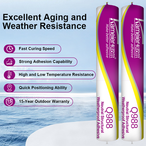 Scellant <span class=keywords><strong>pour</strong></span> verre Saucisse Structural Silicone Colle adhésive <span class=keywords><strong>pour</strong></span> métal Résistant à la chaleur Toit Surface solide Étagère <span class=keywords><strong>de</strong></span> <span class=keywords><strong>douche</strong></span> Scellant <span class=keywords><strong>pour</strong></span> rideau - Product Image 3