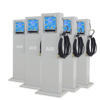 Nouvel Gonfleur de Pneus Automatique Vertical Indispensable avec Construction Métallique et Moniteur de Pression des Pneus pour une Utilisation Rapide et Facile