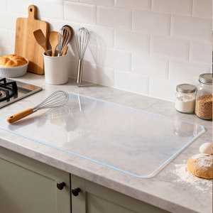 Lámina <span class=keywords><strong>de</strong></span> Silicona Flexible, Impermeable, Resistente al Aceite, Reutilizable, para Proteger Mesas <span class=keywords><strong>de</strong></span> Cocina en Restaurantes - Product Image 3