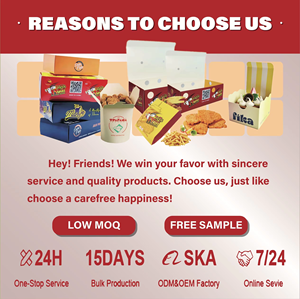 Offre Spéciale imprimé Burger papier emballage à emporter frites poulet frit coréen <span class=keywords><strong>oeuf</strong></span> Burger boîte à sandwich échantillon gratuit - Product Image 5