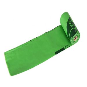 Hot Sale100% Biodegradable Disposable <b>Compostable</b> Certificated Rolled Pet Dog or Cat Poop <b>Bag</b> With Logo - Product Image 3