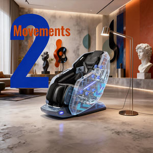 <span class=keywords><strong>Fauteuil</strong></span> de <span class=keywords><strong>massage</strong></span> portable 2025 à double mécanisme, avec 2 dispositifs de <span class=keywords><strong>massage</strong></span>, enveloppement complet du corps par airbag, shiatsu et compresse chaude - Product Image 1