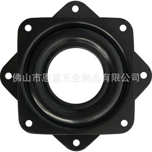 Enjia Hardware Swivel Plate 71x71mm 94x94mm 155x155mm Black <b>Rotatable</b> For Sofa Chair <b>Desk</b> - Product Image 3