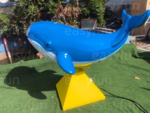 Machine de rodéo mécanique de luxe de qualité commerciale, modèle requin, la plus vendue, avec matelas, pour la location en parc d'attractions - Product Image 6
