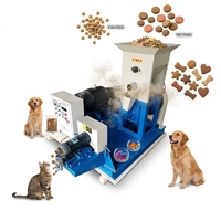 Machine à granulés de nourriture sèche pour chiens à vis simple pour petite animalerie