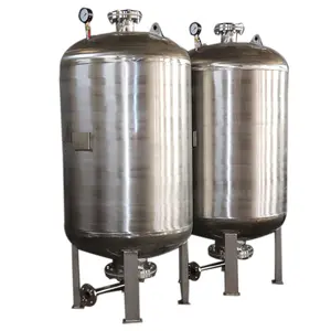 For Water Filtration Plant Large Water Tanks 304/316 Stainless Steel Container Provided Pressure Vessel Wanxin Regular Products