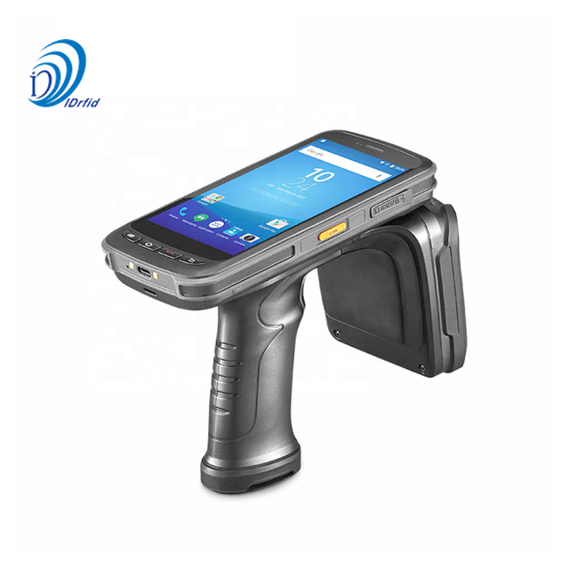 Android 11.0 System 3G+32G/4G+64G Memory IP65 Handheld RFID Reader 23m Long Range UHF RFID Reader