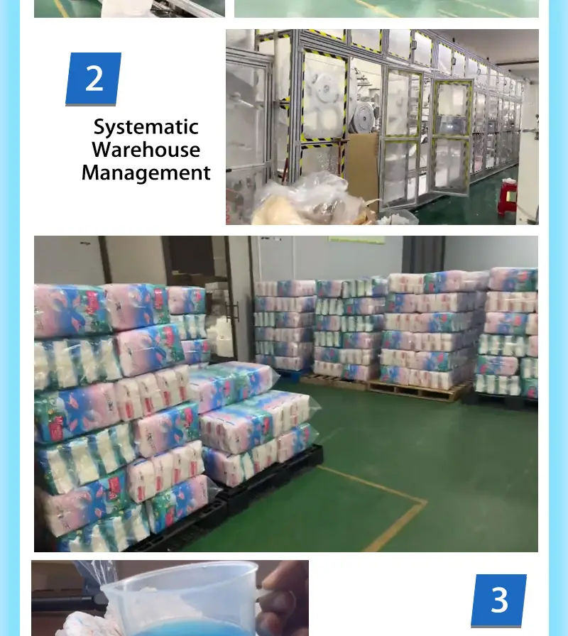 Baby Diaper Manufacturer Wholesale High Quality Disposable Diapers Baby Diapers Highly Absorbent Comfortable Waterproof Soft