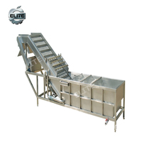 Industriële groentewasmachine met bubbelsysteem |   Automatische fruitverwerkingsapparatuur voor voedselproductielijnen