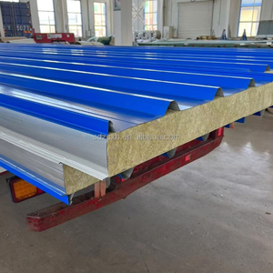 Modern 75mm/100mm/125mm/150mm <strong>Roof</strong> <strong>Sandwich</strong> <strong>Panels</strong> Wall <strong>Panels</strong> Exterior Building Construction Outdoor EPS Cement XPS Rock Wool - Product Image 3