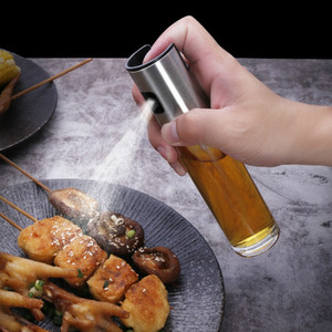 Botellas de <span class=keywords><strong>aceite</strong></span> de oliva personalizadas, pulverizador de <span class=keywords><strong>aceite</strong></span> rellenable de acero inoxidable, dispensador de vinagre de <span class=keywords><strong>aceite</strong></span> para barbacoa - Product Image 4