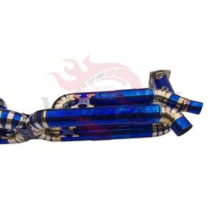ท่อไทเทเนียม Vortex Sports Performance สำหรับ Porsche 911 991.2 Turbo S 3.0T Racing X-Pipe Catback อุปกรณ์เสริมท่อไอเสีย - Product Image 5