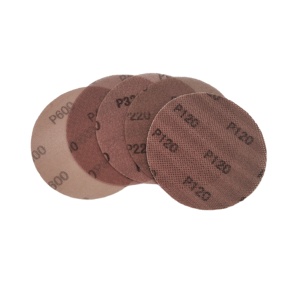 6 Inch <strong>Hook</strong> <strong>and</strong> <strong>Loop</strong> Sanding Disc 240 Grit Aluminum Oxide Mesh for Wood Metal Paint Dust Free Abrasive Pad - Product Image 5