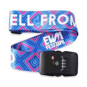 Hot Sale Polyester Travel Belt Luggage Strap Design Logo Release Buckle With Password Lock Adjustable <b>Clip</b> for <b>Bag</b> Suitcase - Product Image 1