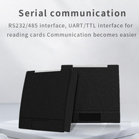 Lector de proximidad IC Wiegand NFC para exteriores 13,56 Mhz M1 RS232/485 UART Rfid lector de control de acceso inteligente sin contacto