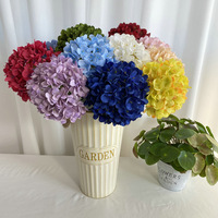 Simulierte Seiden-Hortensien in Großpackung, Künstliche Realistische Hortensien für Hochzeitsblumenarrangements, Hortensienstrauß mit Lebensechter Textur