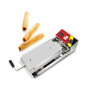 Digital Commercial Hot Egg Roll Roller Biscuit Maker Comercial Primavera Egg Roll Wrapper Fazendo Máquina