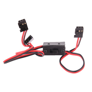Futaba Jr 3 Wire Switch With Charging Port <b>Rc</b> Plane Connector For Drones And Servo Cables - Product Image 1