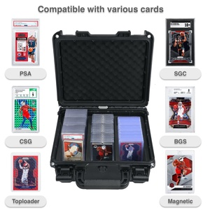 New Arrival High Quality Modern Custom Logo Waterproof Leather Graded Card Storage Case - Product Image 2