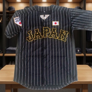 Camiseta de Béisbol Femenina Personalizada con Nombre de Equipo para el Clásico Mundial de Béisbol 2026, 100% Algodón Orgánico de Secado Rápido y Manga Corta - Product Image 3