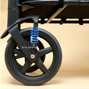 बड़े पालतू घुड़दौड़ के लिए कुत्ता घुमक्कड़ घुमक्कड़ <span class=keywords><strong>4</strong></span> पहिया और भंडारण अंतरिक्ष के साथ सांस पशु घुमक्कड़ पालतू गाड़ी - Product Image 4