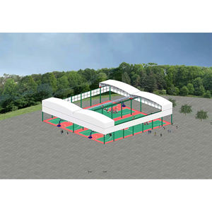 Hot Sale Steel Structure PVDF Folding Push Pull Sunshade Shelter Roof <b>Canopy</b> for Sports Court Marquee Stadium Roof <b>Tent</b> - Product Image 5