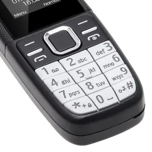 BM200 ponsel Mini Super MT6261D GSM, ponsel saku Quad Band dengan tombol Keypad SIM ganda Standby ganda untuk orang tua 0.66"