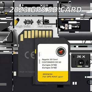 2023 la más nueva versión europea navegación GPS para coche tarjeta SD 8GB 16GB con mapa CID cambiable Material plástico - Product Image 2