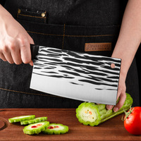Couteau de chef tranchant coupe de viande couteau à découper les légumes forgé à la main cuisine ménage couteau en acier inoxydable