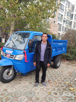 Tricycle de transport de marchandises à trois roues diesel, tricycle motorisé diesel robuste, pour travaux agricoles et de construction