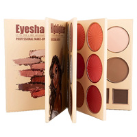 Palette de Fards à Paupières Livre 43 Couleurs En Gros pour Maquillage de Scène Anti-Cernes Illuminateur Fard à Joues Contouring Poudre Anti-Transpiration