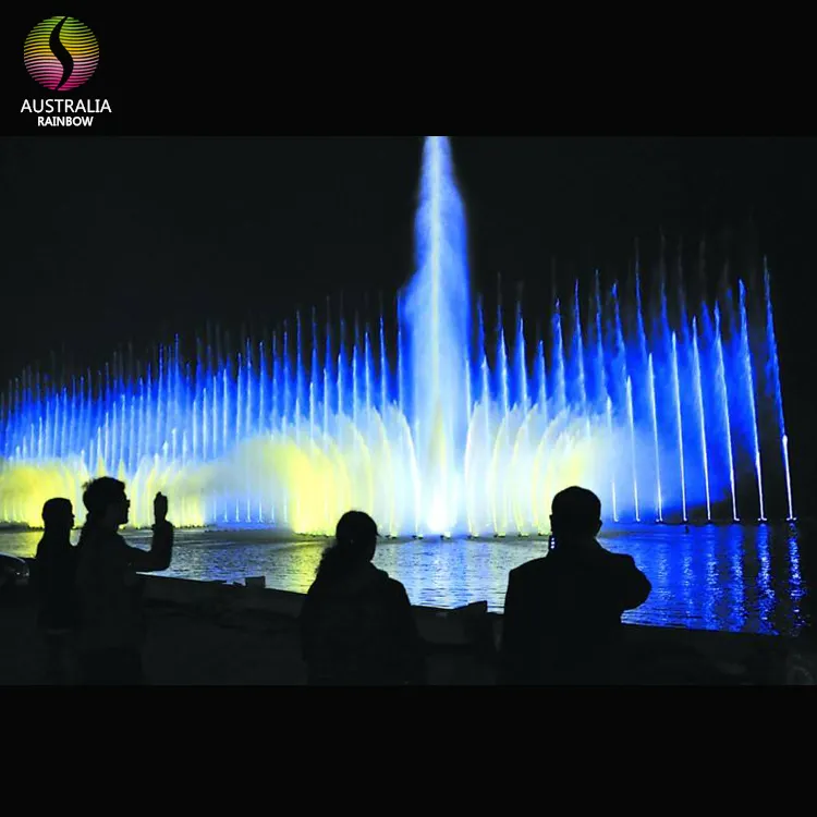 DMX светодиодный светильник для улицы фонтаны цветная музыкальная система управления танцевальный водяной фонтан